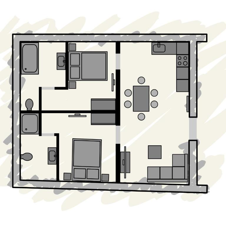 Appartement Mauterndorf - Apartment mit 2 Schlafzimmern - 2