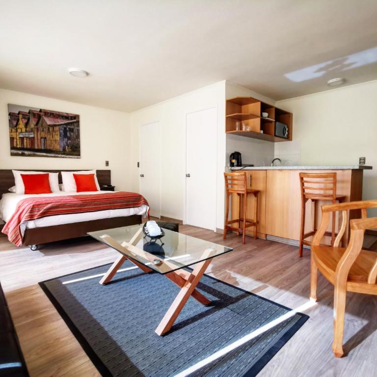 Apart Hotel Viva Providencia - Estudio con 1 cama grande - 1