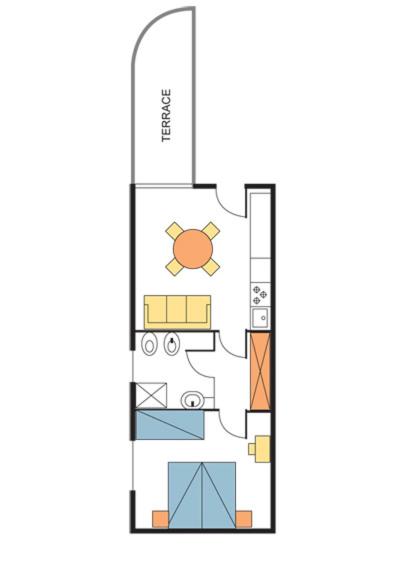 Residence Atlantico - Appartamento con 1 Camera da Letto, Balcone e Vista Mare - 13