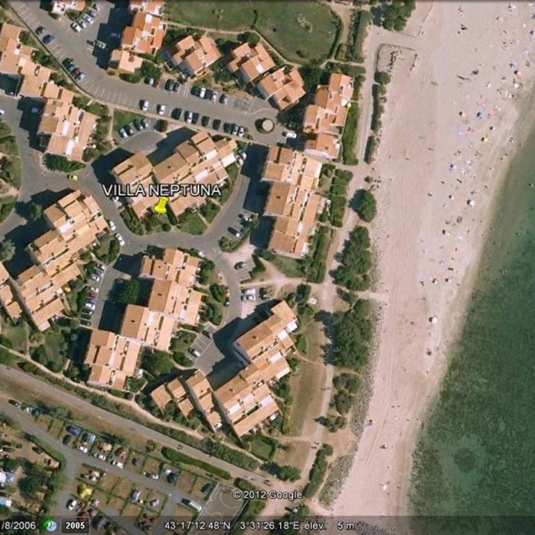 Cap d'Agde, appartement bord de mer, 50 m plage de la Roquille, climatisé et WIFI, - Maison 1 Chambre - 20