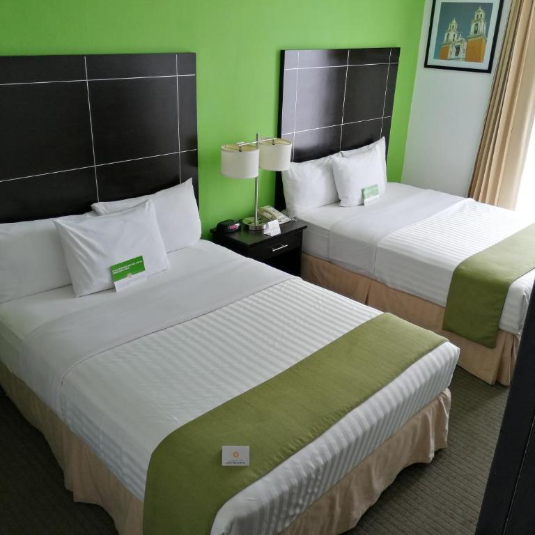 La Quinta by Wyndham Puebla Palmas Angelopolis - Habitación Doble Deluxe con 2 camas dobles - Adaptada para personas de movilidad reducida - No fumadores - 5