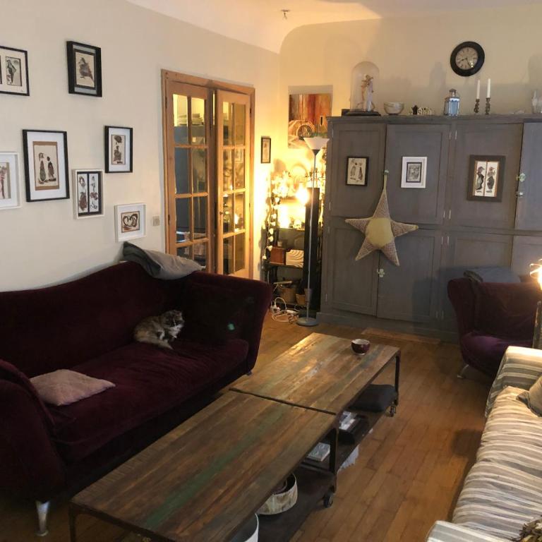 Petit cocon lillois:Cheminée & jardin - Double Room with Private External Bathroom - 1