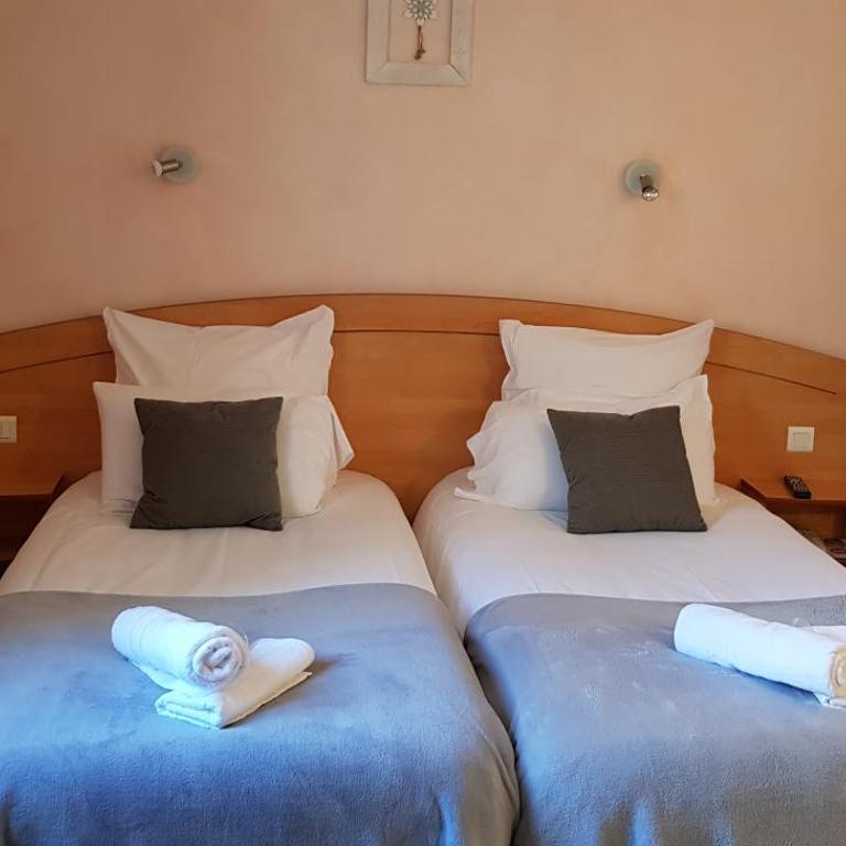 Logis Hôtel Terminus - Chambre Lits Jumeaux - 1