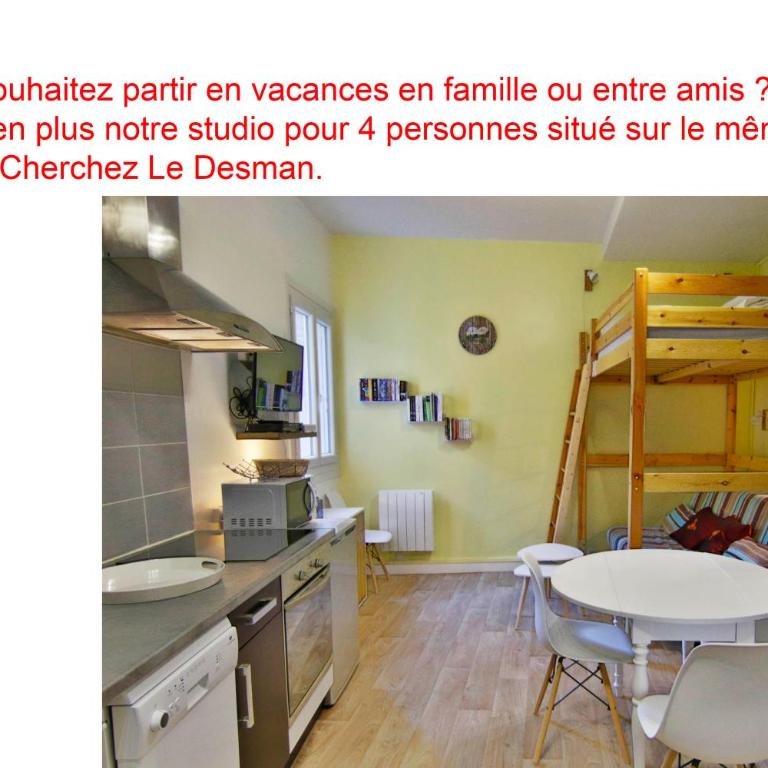Le Gypaète, t1 bis, vue montagne, wifi, ascenseur, balcon, 6 personnes - Appartement - 11