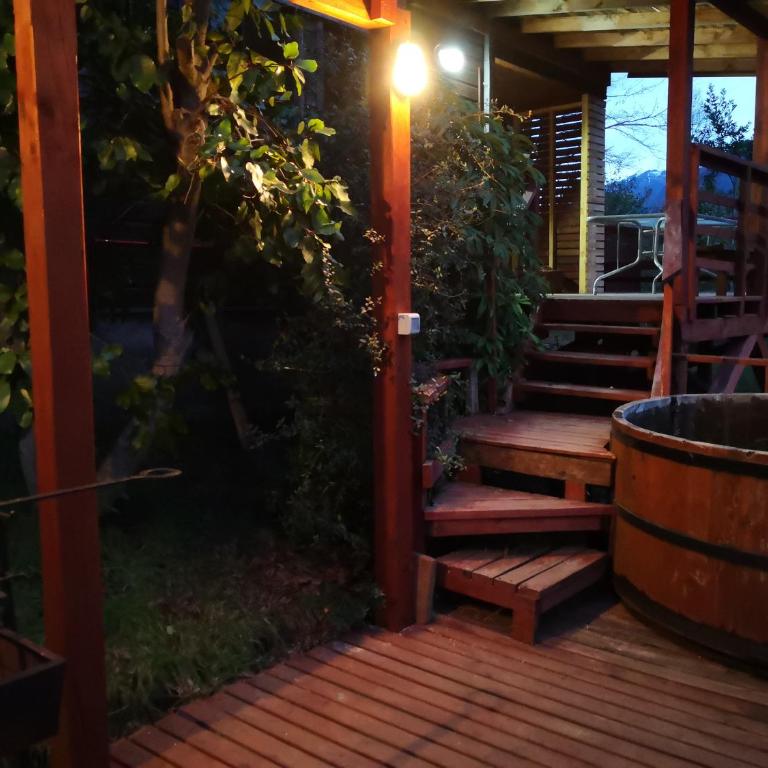 Cabaa Oregn con hot tub exclusivo cerca de termas y lago - Habitación Familiar - 4