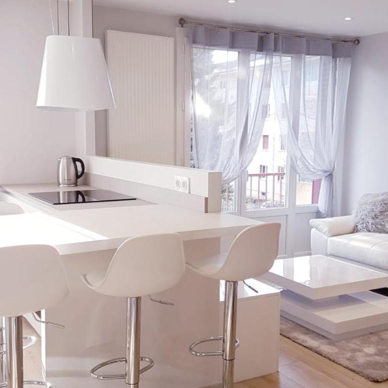 Le White Cosy à 5 minutes du Lac avec parking privatif gratuit - Appartement 1 Chambre - 4
