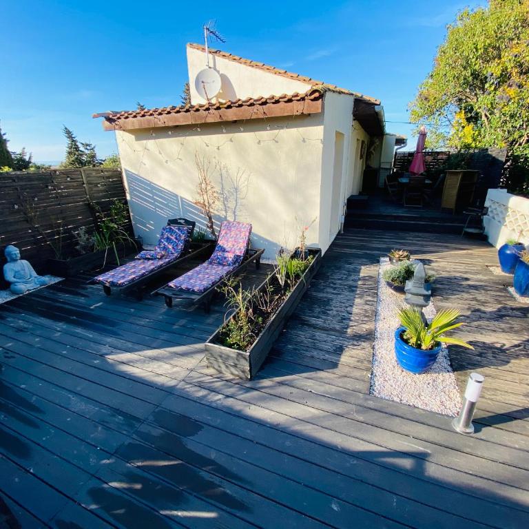 Appartement La Perle Noire - Appartement avec Terrasse - 91