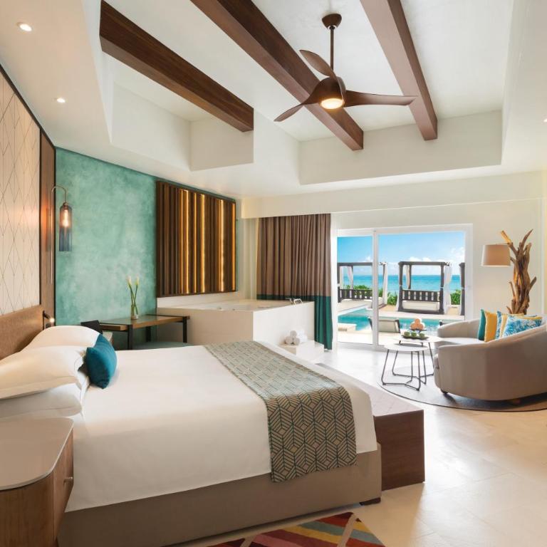 Hyatt Vivid Playa Del Carmen All-Inclusive Adult Only Resort - Suite Junior frente al océano con acceso directo desde la piscina - 1 cama extragrande - 2