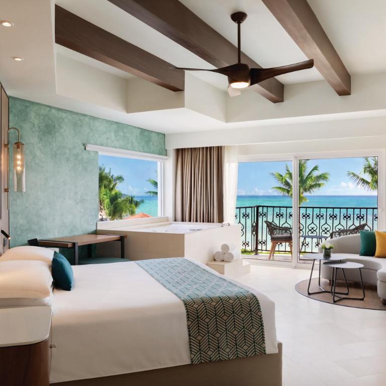 Hyatt Vivid Playa Del Carmen All-Inclusive Adult Only Resort - Suite de 1 dormitorio frente al océano - 1 cama extragrande - 10