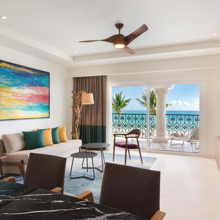 Hyatt Vivid Playa Del Carmen All-Inclusive Adult Only Resort - Suite de 1 dormitorio frente al océano - 1 cama extragrande - 8