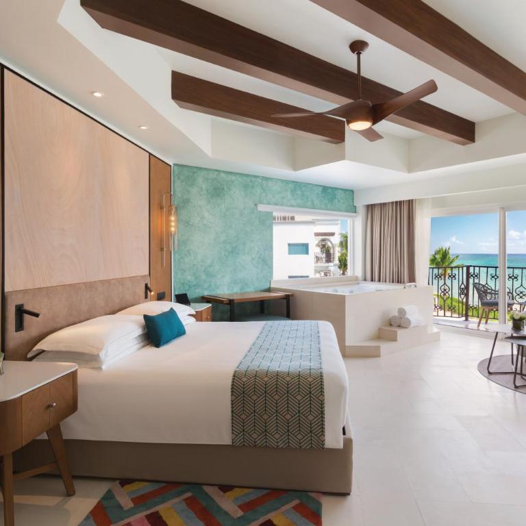 Hyatt Vivid Playa Del Carmen All-Inclusive Adult Only Resort - Suite de 1 dormitorio frente al océano - 1 cama extragrande - 6