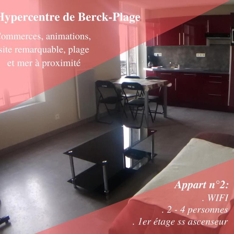 Appart 2-4 pers Berck-Plage Hyper-centre - Appartement - 1