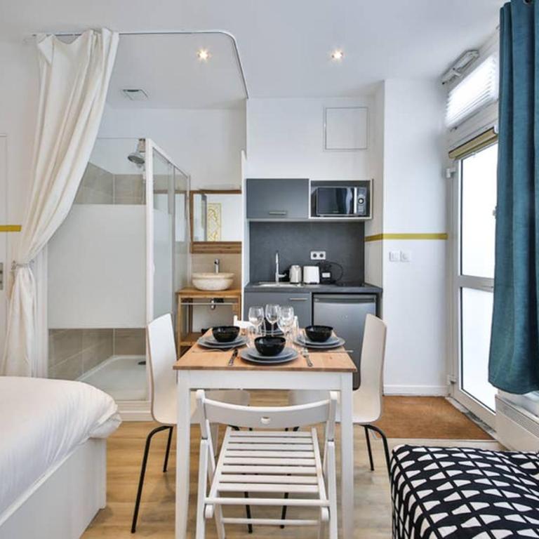 cosy indépendant studio proche gare et jardin - Apartamento de 1 dormitorio - 3
