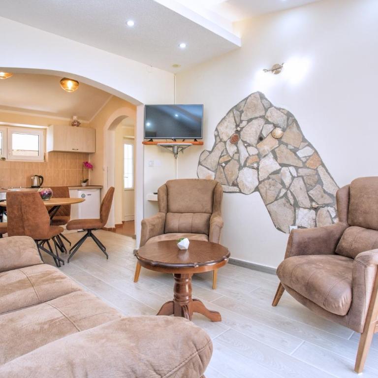 Apartments Bella Vista - Apartman sa 2 Spavaće Sobe, Terasom i Pogledom na More - 12