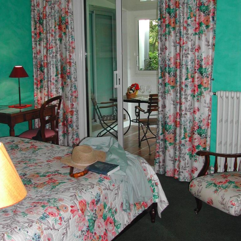 Auberge De La Madone - Superior Doppelzimmer mit Veranda und Blick auf den Garten - 2