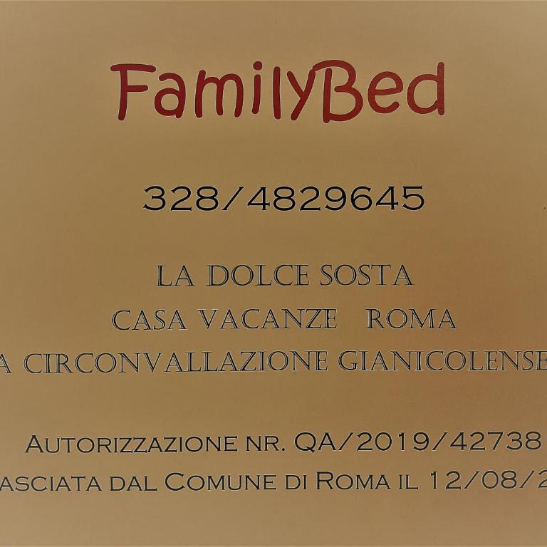 FamilyBed Roma Monteverde-Vaticano - Casa con 2 Camere da Letto - 2