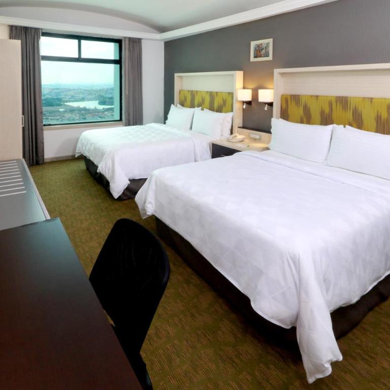 Holiday Inn Queretaro Zona Diamante by IHG - Standard Double Room with Two Double Beds and City View - 6