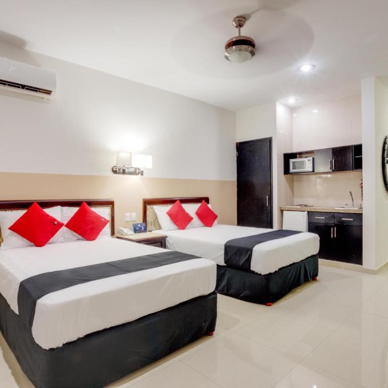 Hotel Siglo 21 Merida - Superior Double Room with Two Double Beds - 2