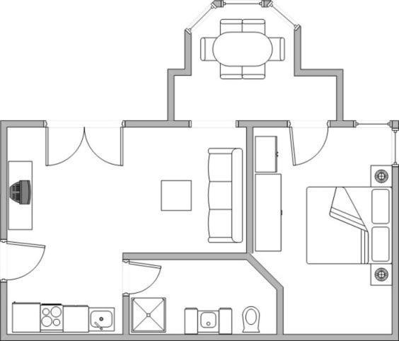 Ferienhaus Holzer - Apartment mit 1 Schlafzimmer und Terrasse - 4