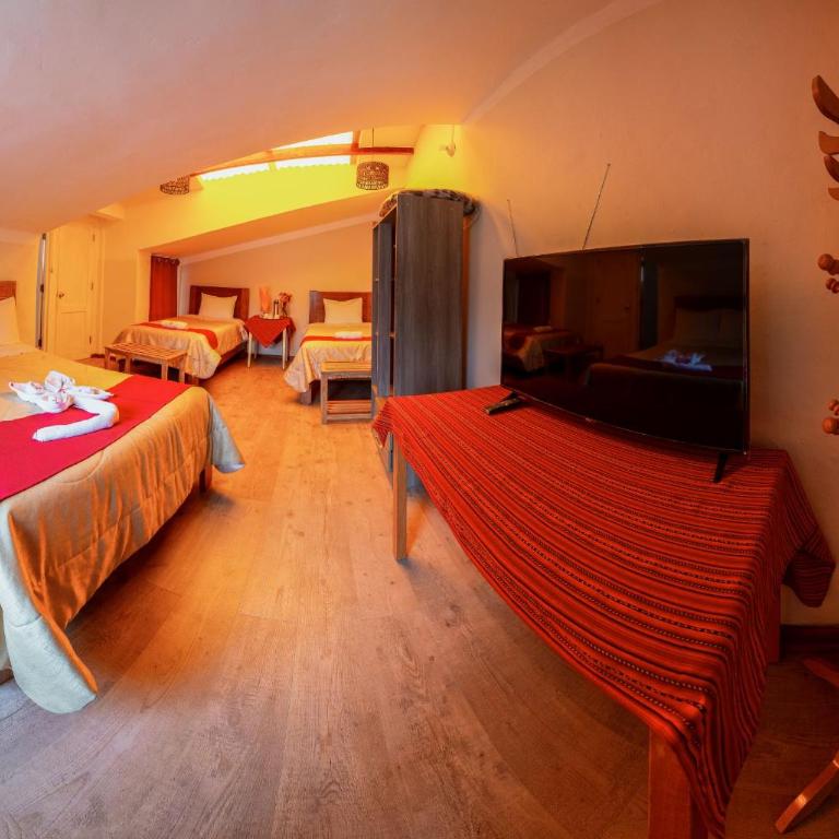 Askha Cusco - Quadruple Room with Garden View - 3