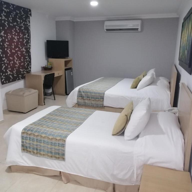 Hotel Buena Vista Express - Habitación Doble - 2 camas - 3