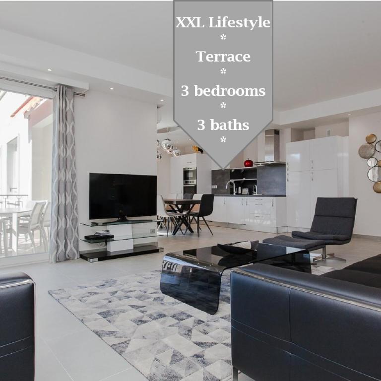 Marriott- Croisette: Superb 3 bedrooms/ 3 baths - Apartment - 1