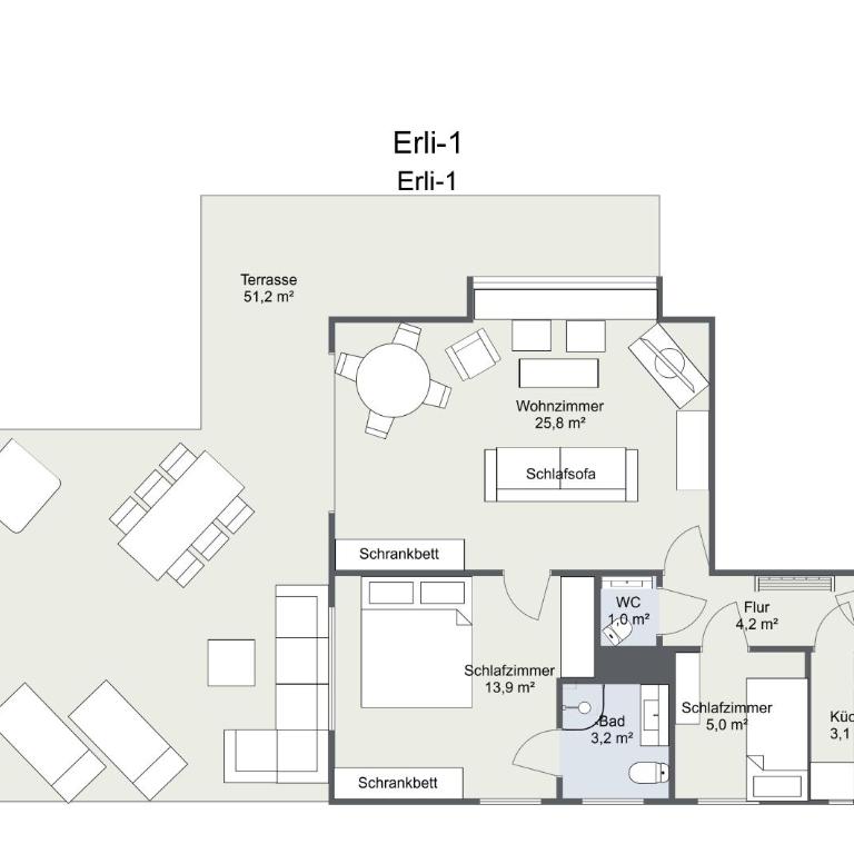 Haus Erli - Appartamento con 2 Camere da Letto (7 Adulti) - 4