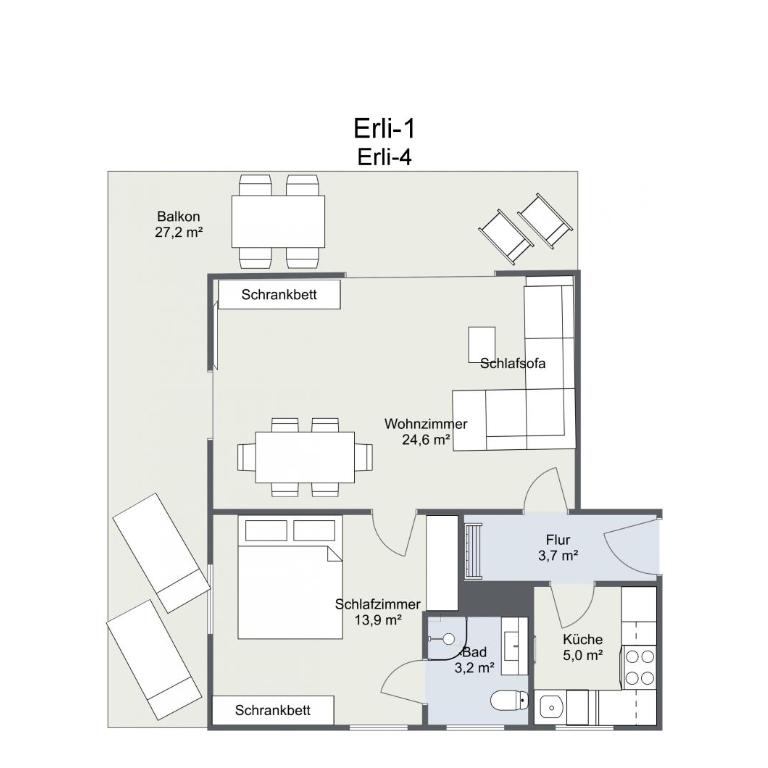 Haus Erli - Appartamento con 1 Camera da Letto - 41