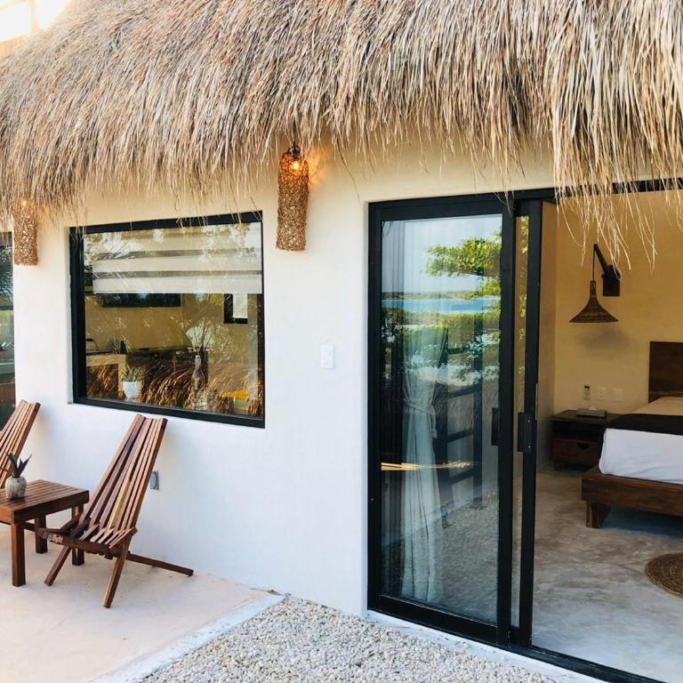 Hotel CasaBakal - A pie de Laguna - Bacalar - Estudio Superior - Frente al lago - 3