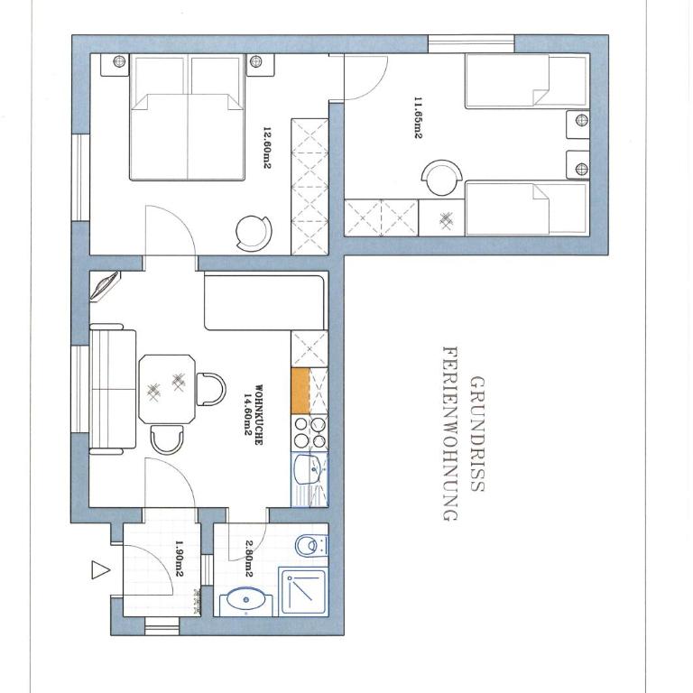Haus Alpengruß - Apartment mit 2 Schlafzimmern - 1