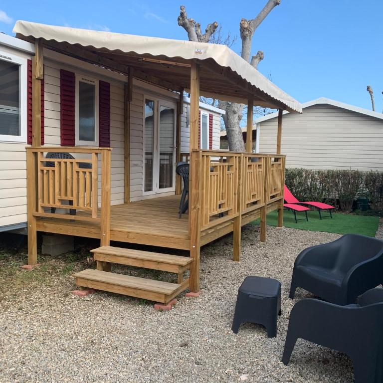 Mobilhome Vias plage dans Camping - Bungalow 3 Chambres - 23