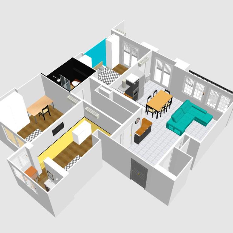 4P Modern & Secured Parking - Appartement 3 Chambres - 26