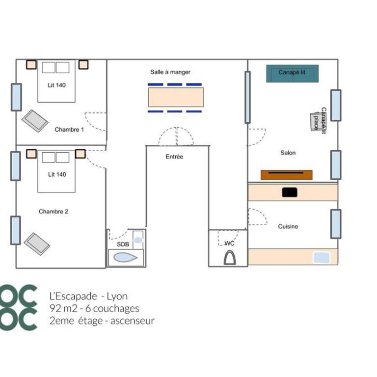 NOCNOC - L'Escapade - Appartement - 10