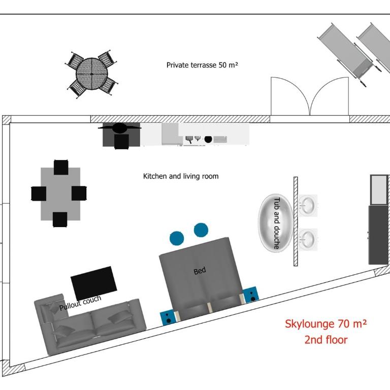 Room 4 & 5 Apartments - Penthouse-Apartment mit Terrasse - 7