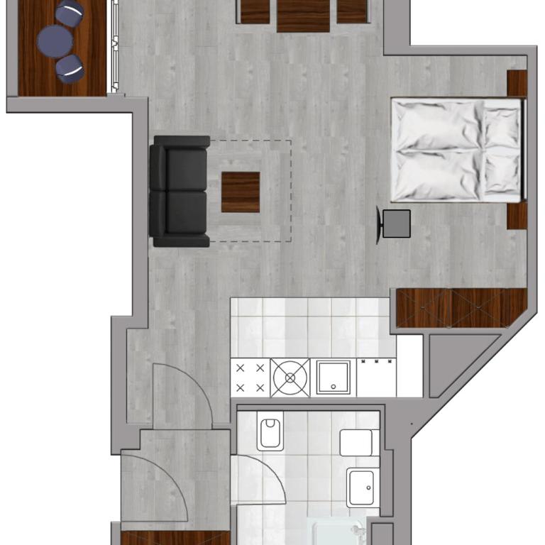 ARABEST Aparthotel & Boardinghouse - Appartement 1 Chambre Confort Plus - 5