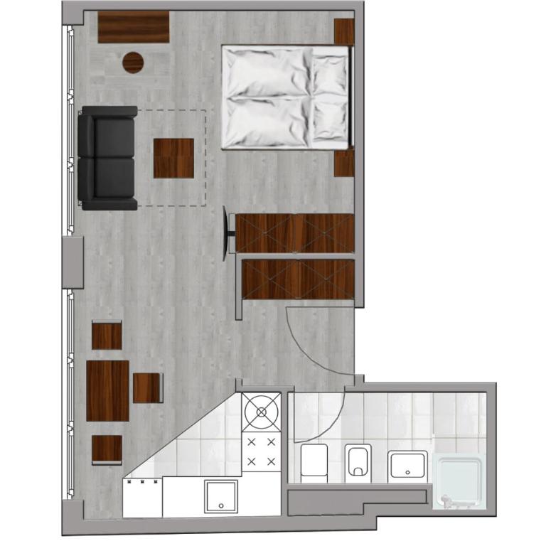 ARABEST Aparthotel & Boardinghouse - Appartement 1 Chambre Standard Plus - 6
