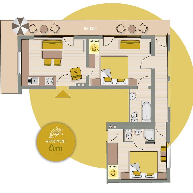 Apart Matthias - Apartment mit Blick auf die Berge - 5