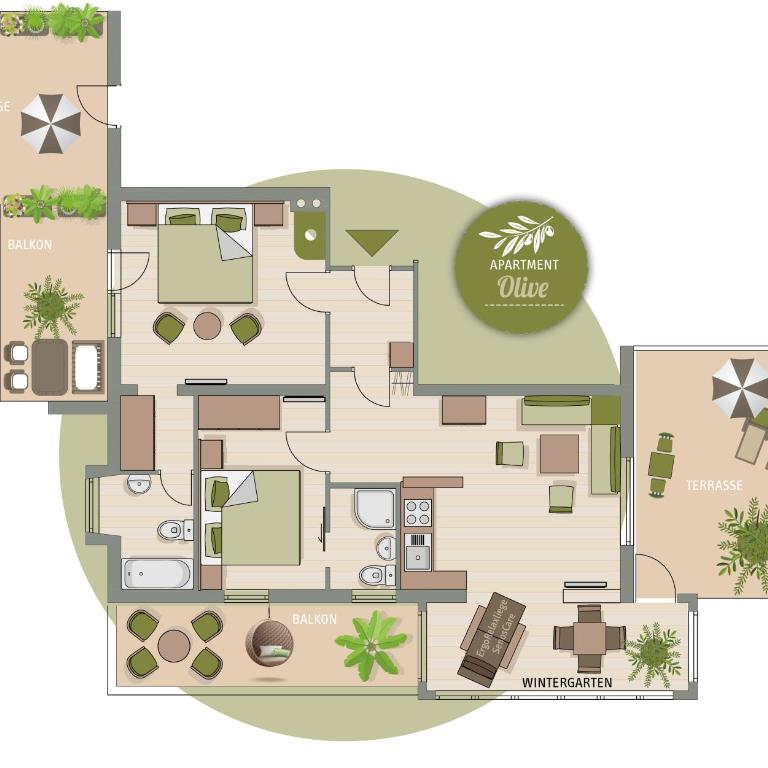 Apart Matthias - Apartment mit Terrasse - 7