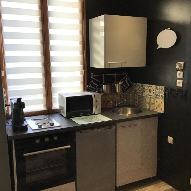 Appartement Cinéma vidéo-projecteur et garage - Appartement avec Douche - 12