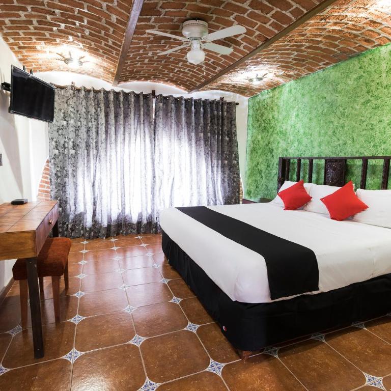 Hotel Hacienda Tonalmain, Central Nueva - Habitación con cama extragrande. - 1