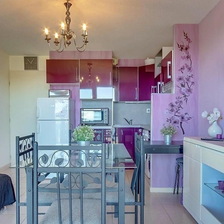 T 2 tout confort avec terrasse vue mer et montagne. - One-Bedroom Apartment - 2