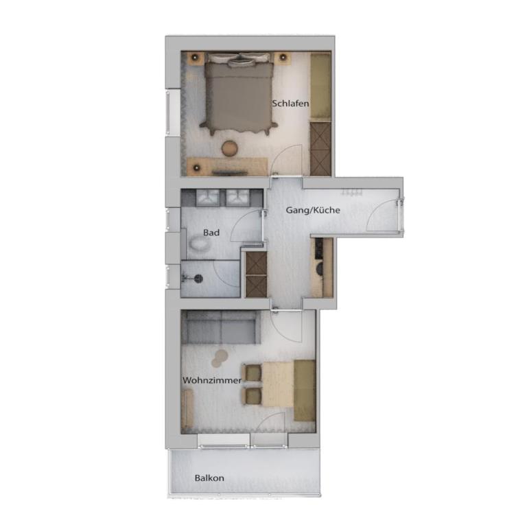 Haus Verwall - Apartment mit Balkon - 3