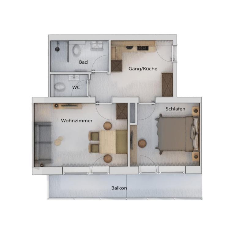 Haus Verwall - Apartment mit Balkon - 2