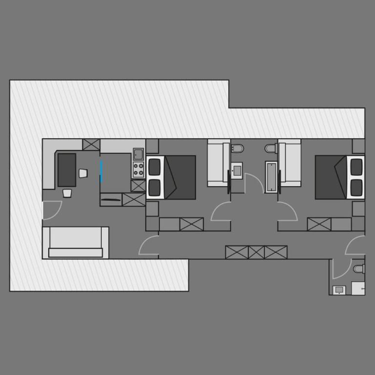 Apartments & Garnì Pre Da Nai - Apartamento con terraza - 7