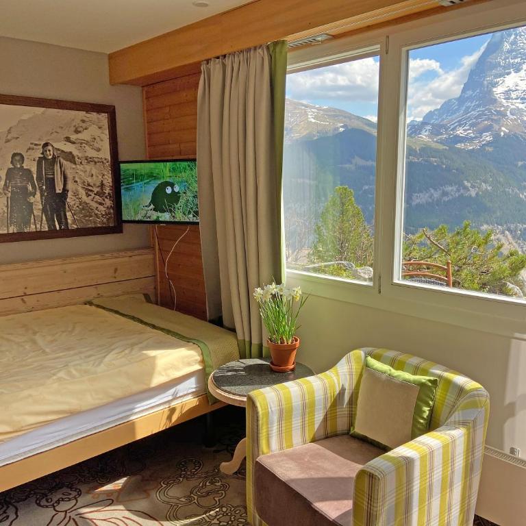 Eiger Mürren Swiss Quality Hotel - Single Room with Eiger mountain view - 4