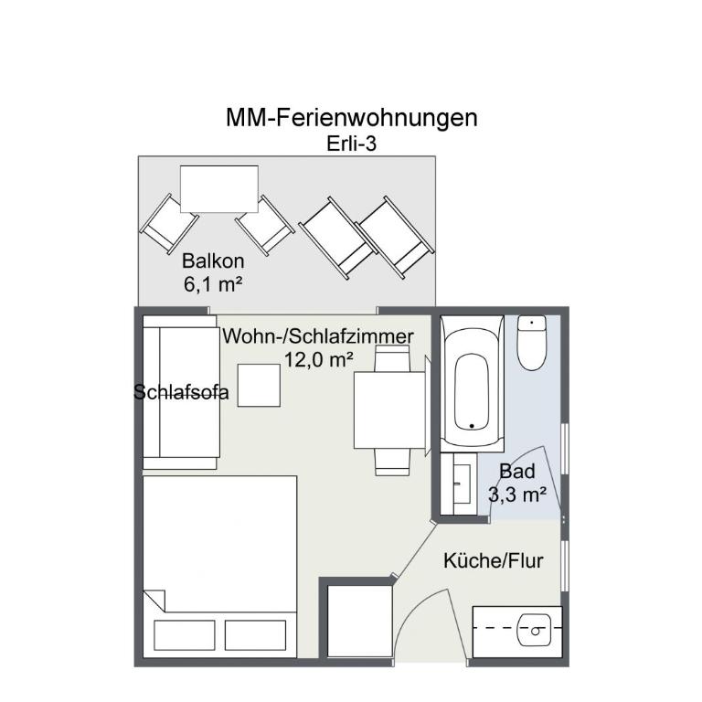 Haus Erli - Appartamento Monolocale - 1