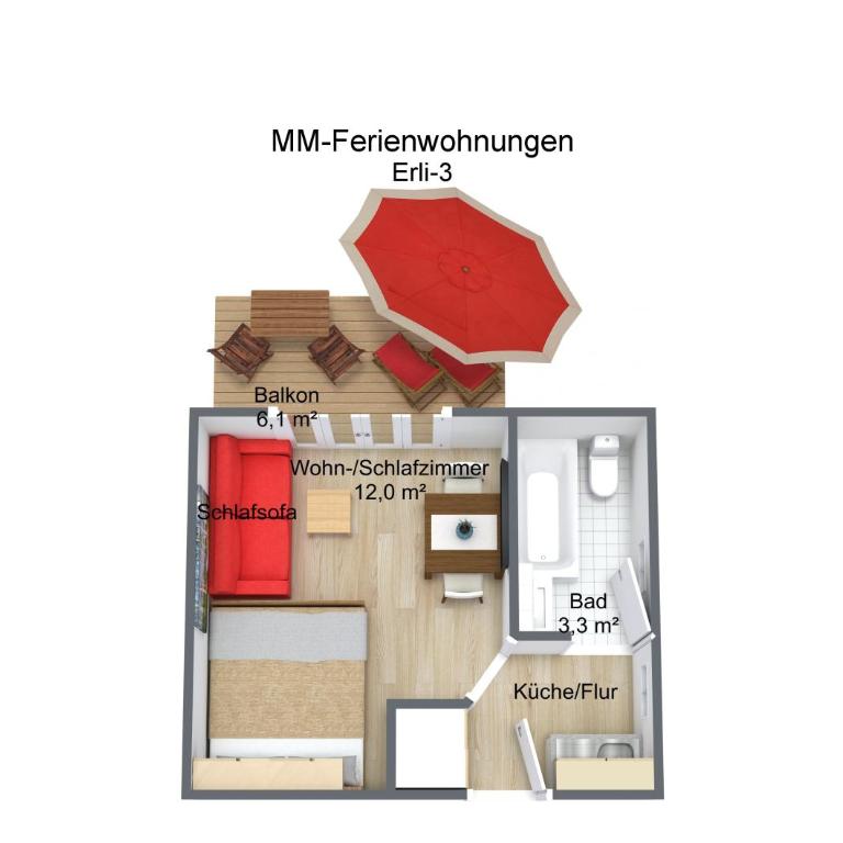 Haus Erli - Appartamento Monolocale - 3