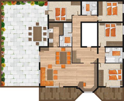 Haus Vogelweide - Appartement avec Terrasse - 4