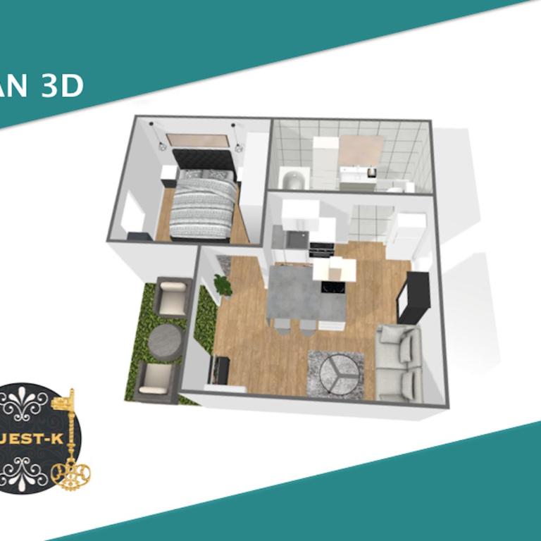GUEST-K President - Grenoble Centre - Appartement 1 Chambre - 16