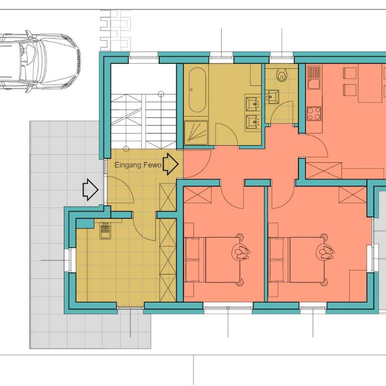 Berg' & Bluamen Appartements Stubai - Apartment mit 2 Schlafzimmern - 15